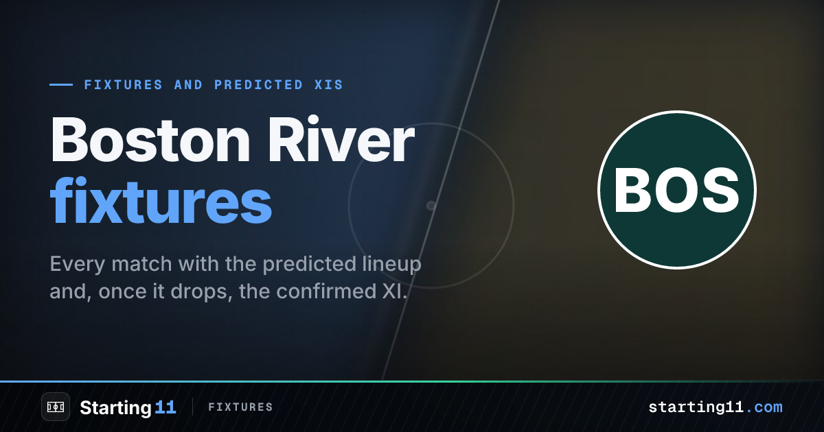 Boston River Fixtures & Predicted Lineups 25/26 | Starting 11